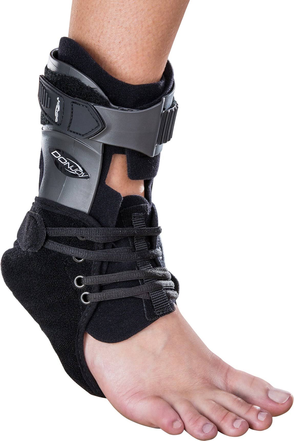 Donjoy Velocity Es (Extra Support) Ankle Brace: Standard Calf, Right Foot, Large DYR5R4