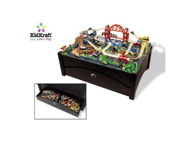 Kidkraft metropolis train set & table best sale